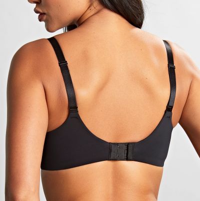 Panache 365 UW T-Shirt Bra Black Underwired, lightly padded super smooth and clean t-shirt bra. 60-90, D-K 10905-BLK