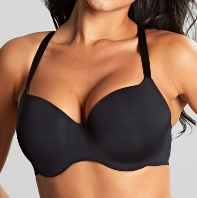 Panache 365 UW T-Shirt Bra Black Underwired, lightly padded super smooth and clean t-shirt bra. 60-90, D-K 10905-BLK