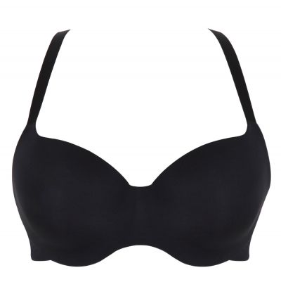 Panache 365 UW T-Shirt Bra Black Underwired, lightly padded super smooth and clean t-shirt bra. 60-90, D-K 10905-BLK