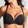 Panache 365 UW Plunge Bra Black-thumb Underwired, lightly padded super smooth and clean plunge bra. 60-90, D-K 10906-BLK