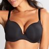 Panache 365 UW Plunge Bra Black-thumb Underwired, lightly padded super smooth and clean plunge bra. 60-90, D-K 10906-BLK