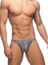 Addicted Leopard swim mini bikini charcoal-thumb Mini bikini brief 80% Polyester, 20% Elastane S-XL ADS270_charcoal