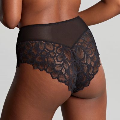 Panache Allure Deep Brief Black Latte  36-46 10764-B&L