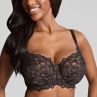 Panache Allure Full Cup Bra Black & Latte-thumb Underwired non-padded full cup lace bra. 65-90, D-M 10765-B&L