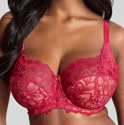 Panache Allure Full Cup Bra Raspberry Underwired, non-padded, full cup bra. 65-90, E-M 10765-RAY