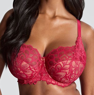 Panache Allure Full Cup Bra Raspberry Underwired, non-padded, full cup bra. 65-90, E-M 10765-RAY