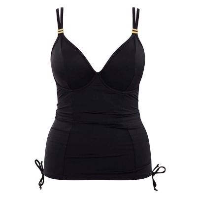 Panache Swimwear Anya Riva UW Balconnet Tankini Black  65-85 E-J SW1301