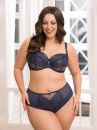 Gorsenia Aria Briefs Navy-thumb Midi briefs with medium high waist. M/38 - 4XL/48 K877