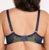 Gorsenia Arianna Soft Bra Navy & Lime-thumb Underwired, non-padded mesh bra with eyelash lace. 70-95, D-J K798