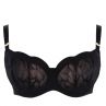 Sculptresse by Panache Ashley UW Padded Balcony Bra Black-thumb Underwired, padded tulip shape balcony bra. 75-100, E-M 11091-BLK