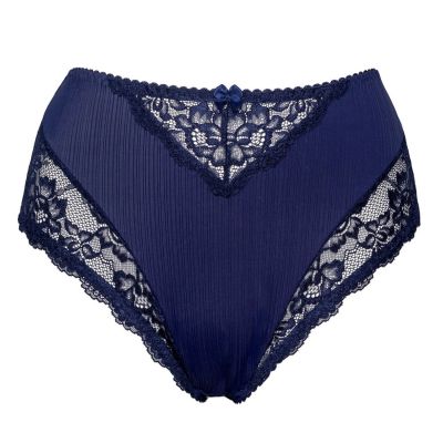 Plaisir Beate Elegance Midi Briefs Dark Blue Mid high briefs to Beate range. 40-56 151-17/DAB