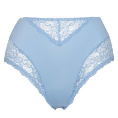 Plaisir Beate Midi Briefs Crystal Blue Mid high briefs to Beate range. 42-56 144-6/CRB