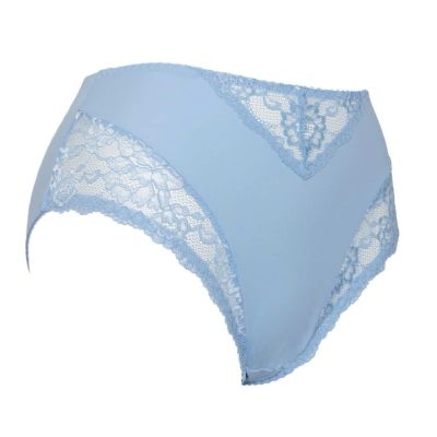 Plaisir Beate Midi Briefs Crystal Blue Mid high briefs to Beate range. 42-56 144-6/CRB