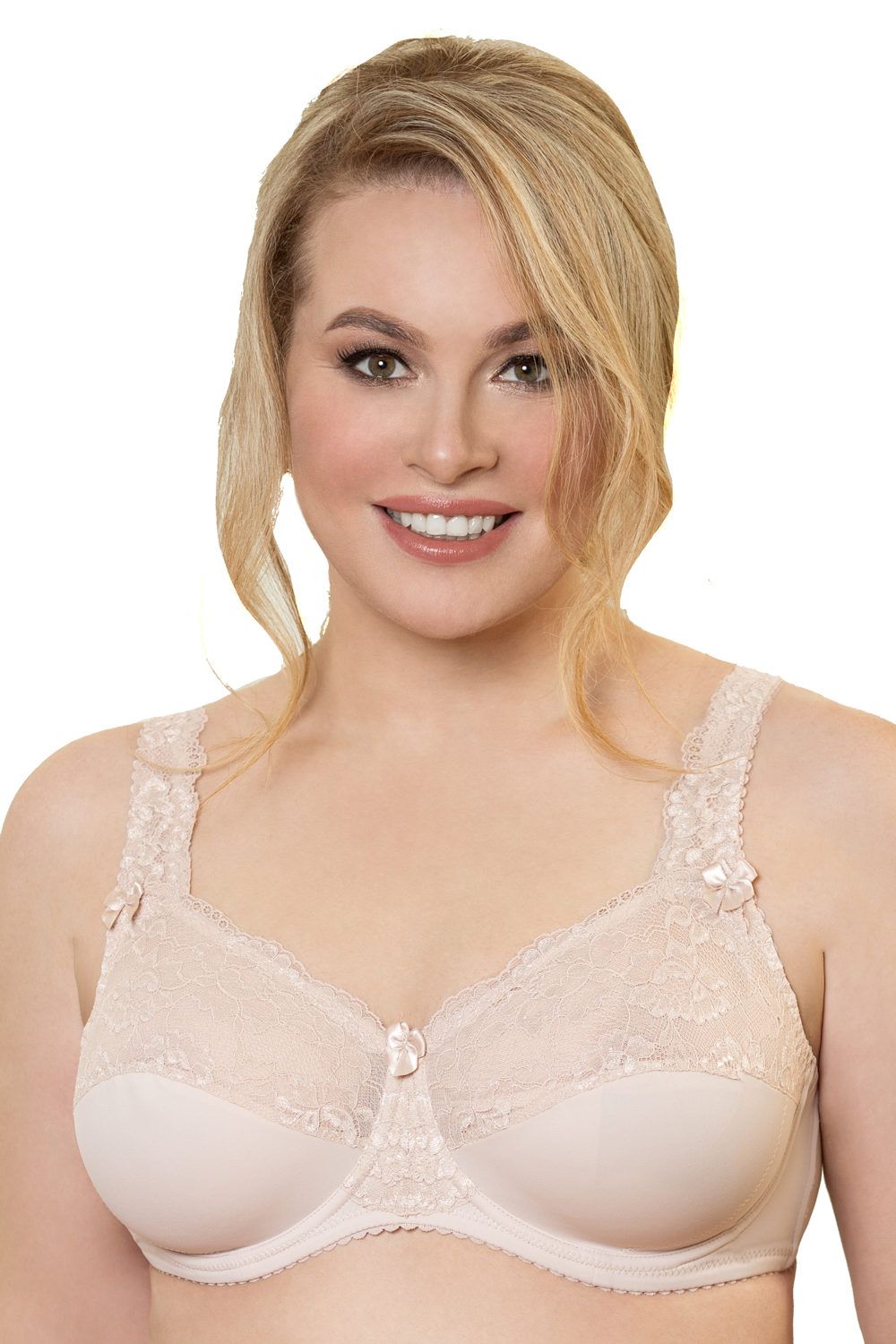 Plaisir Beate Lux Full Cup Bra Petal Pink  Lumingerie bras and underwear  for big busts