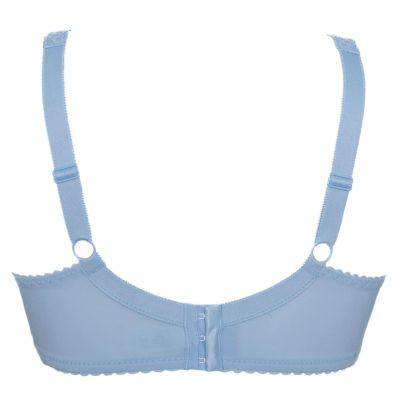 Plaisir Beate Full Cup Bra Crystal Blue Underwired, non padded, stretch lace full cup bra. 80-105 D-H 619431-6/CRB