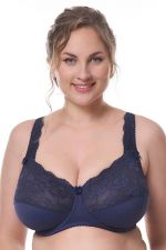 Beate Elegance Full Cup Bra Dark Blue