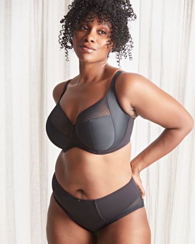 Sculptresse by Panache Bliss Full Cup Bra Noir Underwired non-padded full cup bra. 75-105, DD-K 10685-NOIR