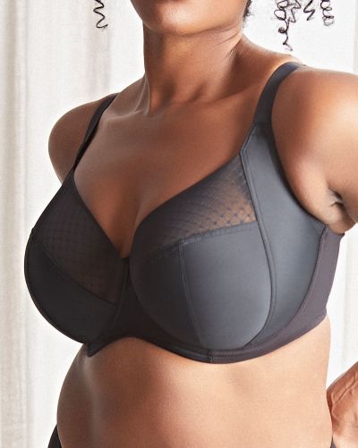 Sculptresse by Panache Bliss Full Cup Bra Noir Underwired non-padded full cup bra. 75-105, DD-K 10685-NOIR