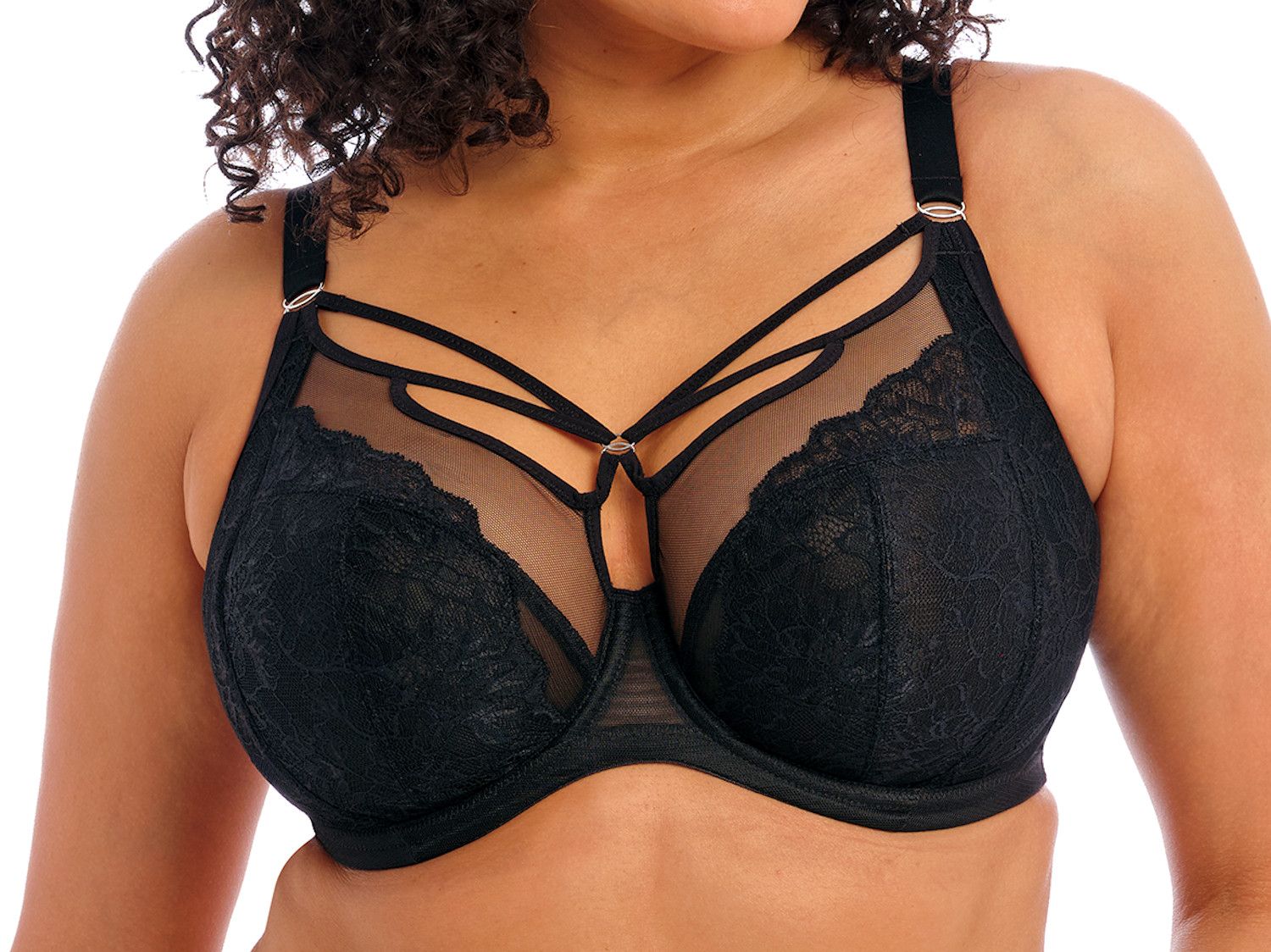 Elomi Sachi Strappy Plunge Non Padded Wired Bra