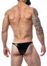 Cut4Men - C4M C4M11 Brazilian briefs black leatherette-thumb Brazilian brief 93% Polyester, 7% Elastane S-XL C4M11