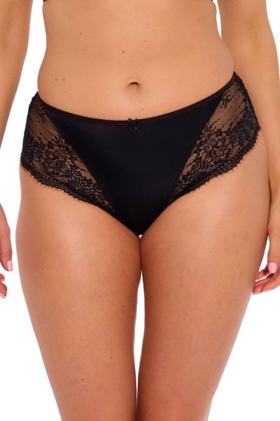 Gaia Lingerie Camilla Brief Black Midi brief with normal waist L/40 - 4XL/48 GFP-1262-CZA-FP