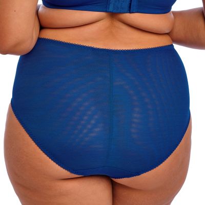 Elomi Cate Allure Full Brief Lapis Blue Full Brief for great coverage. M/40-4XL/50 EL302451-LAS