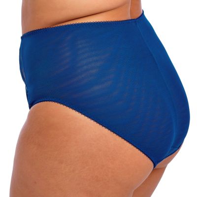 Elomi Cate Allure Full Brief Lapis Blue Full Brief for great coverage. M/40-4XL/50 EL302451-LAS