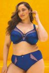 Elomi Cate Allure Full Cup Bra Lapis Blue-thumb Underwired, non-padded full cup bra with bagged-in double layer wings. 75-105, F-O EL302405-LAS