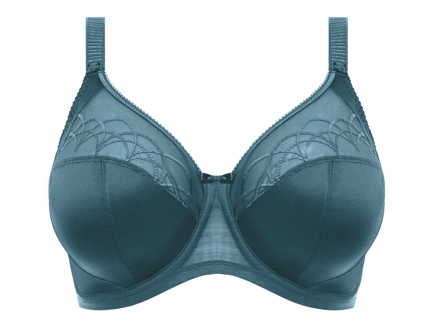 Elomi Cate Uw Full Cup Bra Teal Lumingerie Bras And Underwear For Big