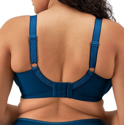 Elomi Cate UW Full Cup Bra Poseidon Underwired, non-padded banded bra in full cup. 75-105, E-O EL4030-PSN