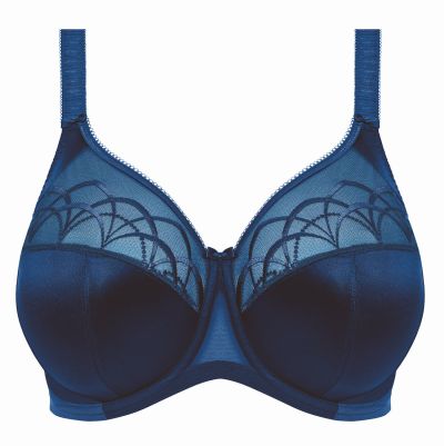 Elomi Cate UW Full Cup Bra Poseidon Underwired, non-padded banded bra in full cup. 75-105, E-O EL4030-PSN