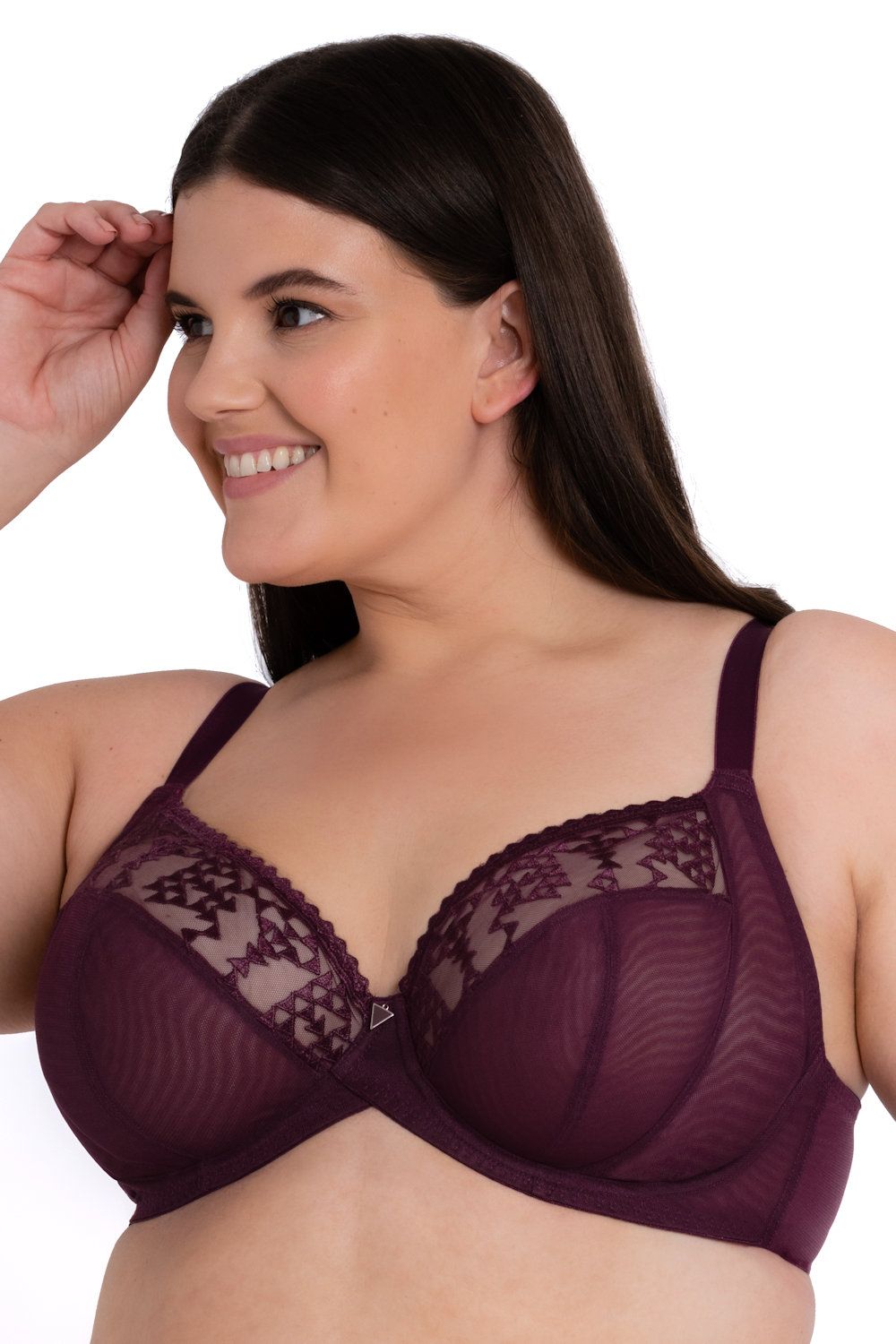 Curvy Kate Centre Stage Full Cup Plunge Bra Pink
