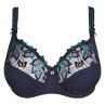 PrimaDonna Deauville UW Full Cup Bra Velvet Blue D-H cups-thumb Underwired, non-padded full cup bra. 65-110, D-H 01618-10/11-VEL