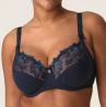 PrimaDonna Deauville UW Full Cup Bra Velvet Blue D-H cups-thumb Underwired, non-padded full cup bra. 65-110, D-H 01618-10/11-VEL