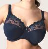 PrimaDonna Deauville UW Full Cup Bra Velvet Blue I-K cups-thumb Underwired, non-padded full cup bra. 70-100, I-K 01618-15-VEL