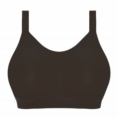 Elomi Downtime Non-Wired Bralette Black Non-wired, non-padded soft bralette. 70-100, G/H - M/N EL301417-BLK