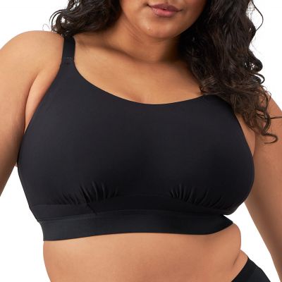 Elomi Downtime Non-Wired Bralette Black Non-wired, non-padded soft bralette. 70-100, G/H - M/N EL301417-BLK