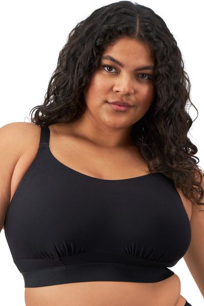 Elomi Downtime Non-Wired Bralette Black Non-wired, non-padded soft bralette. 70-100, G/H - M/N EL301417-BLK