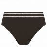 Fantasie East Hampton High Waist Bikini Brief Black-thumb High Waist bikini brief with ladder detail at front. S-2XL FS502878-BLK