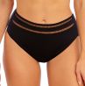 Fantasie East Hampton High Waist Bikini Brief Black-thumb High Waist bikini brief with ladder detail at front. S-2XL FS502878-BLK