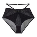 Eddie Crossover HW Knickers Black