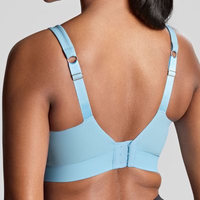 Panache Sport 5022 Endurance UW Non-Padded Sports Bra Sky Blue Underwired, non-padded sports bra with racer back option. 60-90, D-M 5022-SKY