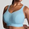 Panache Sport 5022 Endurance UW Non-Padded Sports Bra Sky Blue-thumb Underwired, non-padded sports bra with racer back option. 60-90, D-M 5022-SKY