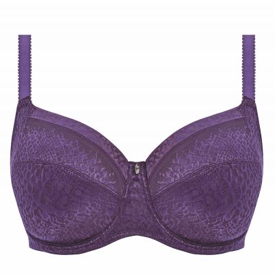 Fantasie Envisage UW Soft Side Support Bra Purple Velvet Underwired, unpadded side support bra. 65-90, D-L FL6911-PUV