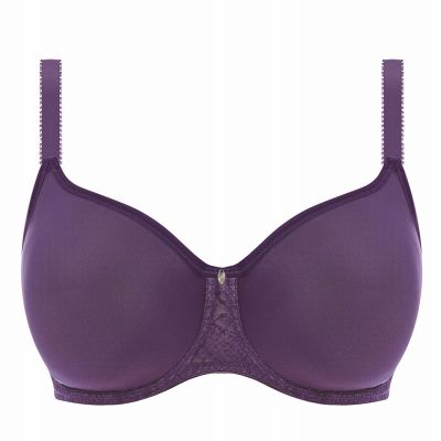 Fantasie Envisage UW Spacer Bra Purple Velvet Full cup, smooth, moulded, spacer bra with underwires. 65-90, D-K FL6912-PUV