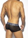 Addicted Zebra C-through trunk black-thumb Trunk 93% Polyester, 7% Elastane S-XL UN538