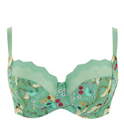 Sculptresse by Panache Esme UW Balcony Bra Wonderland Underwired, non-padded balcony with stretch top cup. 75-105, E-M 10921-WOD