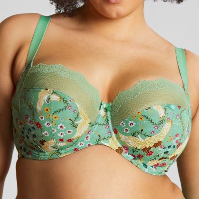 Sculptresse by Panache Esme UW Balcony Bra Wonderland Underwired, non-padded balcony with stretch top cup. 75-105, E-M 10921-WOD