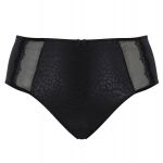 Esme Deep Brief Black Animal