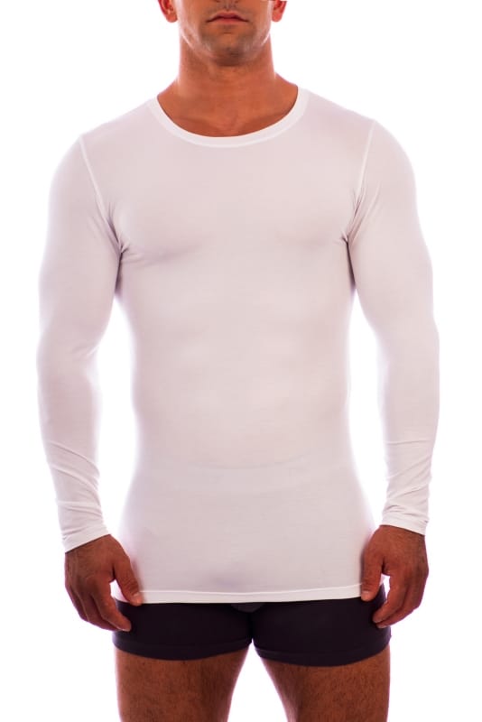 white long sleeve undershirt